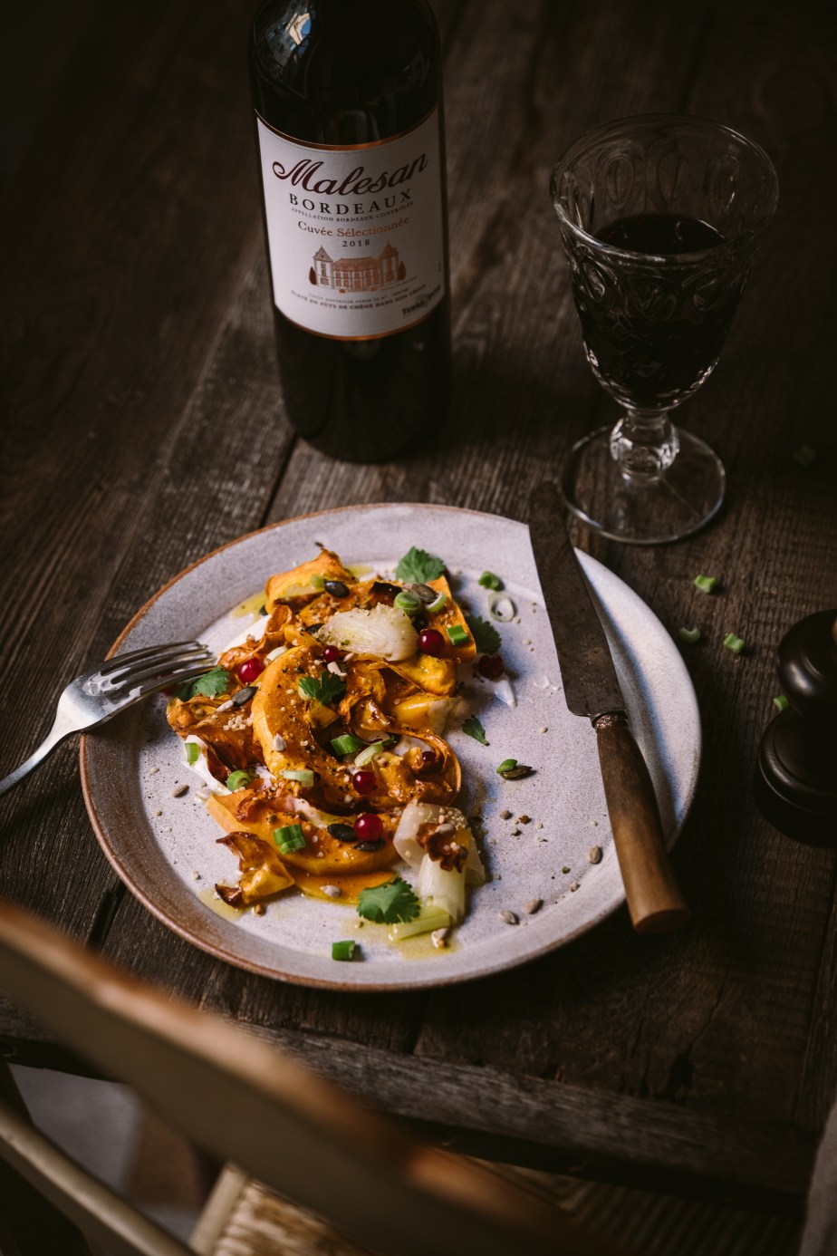 salade de courge&nbsp;rôtie