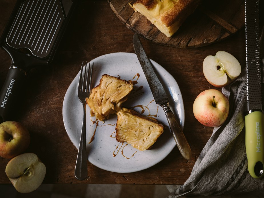 Gâteau &laquo;&nbsp;invisible&nbsp;&raquo; aux&nbsp;pommes